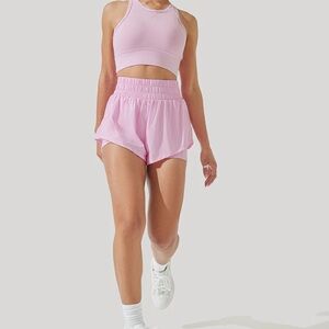 Popflex High Waisted Supershort - Bubblegum - 1X
